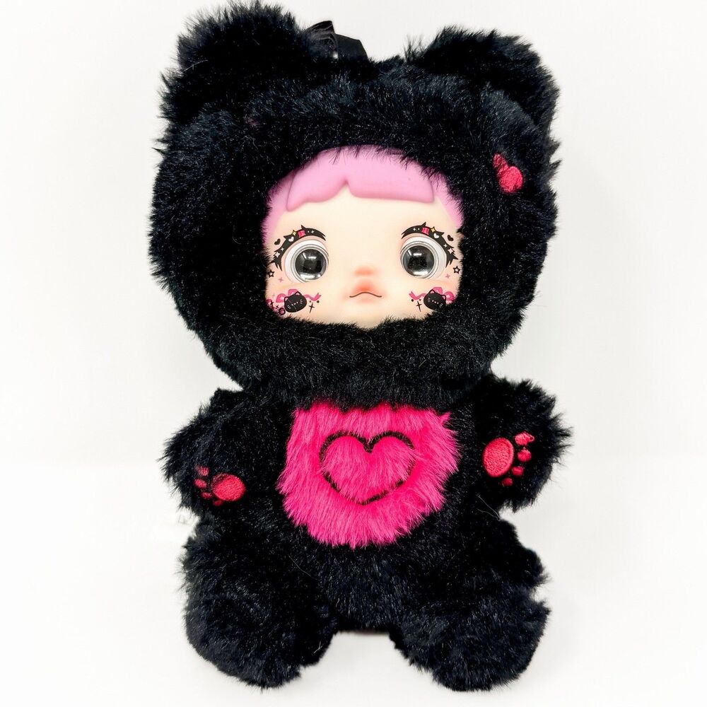 Nommi Mimi Black Cat Plush Pendant Doll Loveliness Never Ends Rolling Eyes